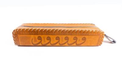 Imitation Leather Pen Holder with Vav - 3