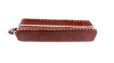 Imitation Leather Pen Holder with Vav - 5