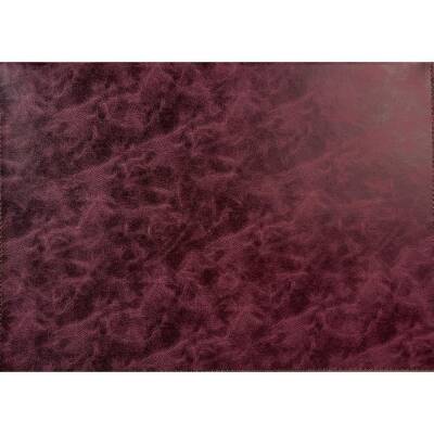 Imitation Leather Writing Pad Claret Red