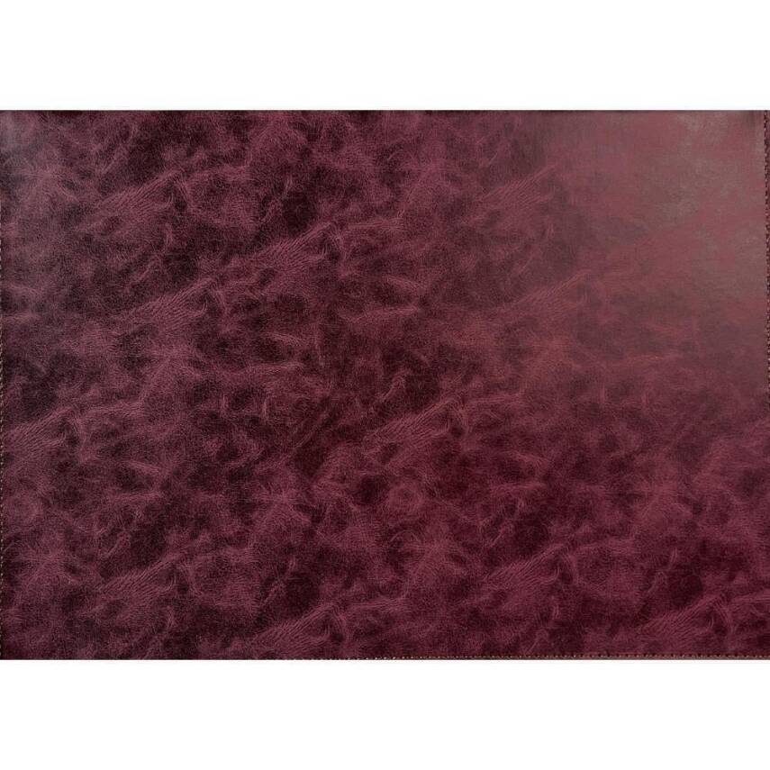 Imitation Leather Writing Pad Claret Red - 1