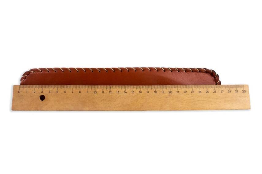 Imitation Leather Zippered Pencil Case - 4
