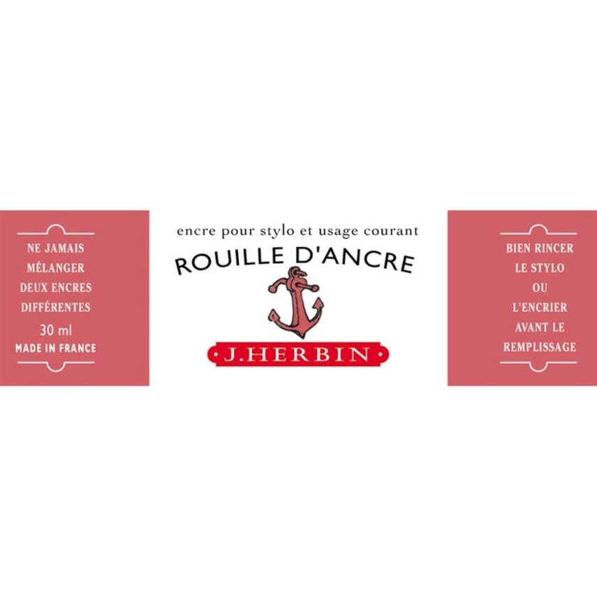 J. Herbin D Dolma Kalem Şise Mürekkep 30 ml 13058T Rouille D'Ancre - 1