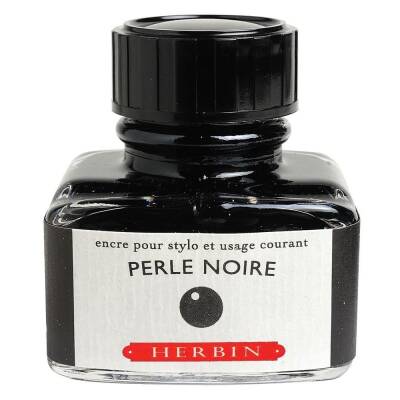 J. Herbin D Fountain Pen Bottle Ink 30 ml 13009T Perle Noire