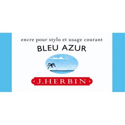 J. Herbin D Fountain Pen Bottle Ink 30 ml 13012T Bleu Azur