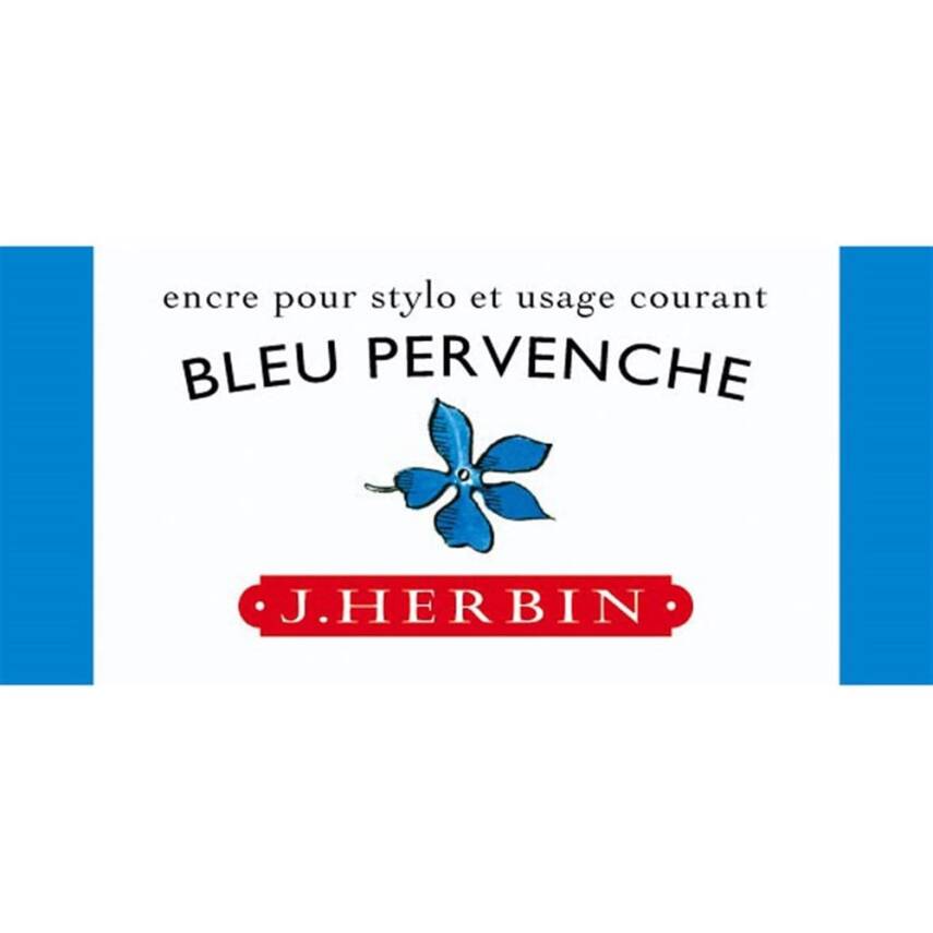 J. Herbin D Fountain Pen Bottle Ink 30 ml 13013T Bleu Pervenche - 1