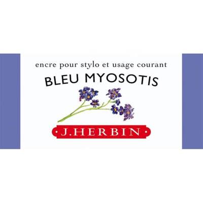 J. Herbin D Fountain Pen Bottle Ink 30 ml 13015T Bleu Myosotis