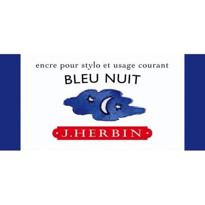 J. Herbin D Fountain Pen Bottle Ink 30 ml 13019T Bleu Nuit