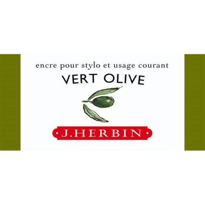 J. Herbin D Fountain Pen Bottle Ink 30 ml 13036T Vert Olive