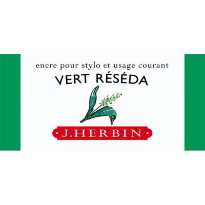 J. Herbin D Fountain Pen Bottle Ink 30 ml 13038T Vert Reseda