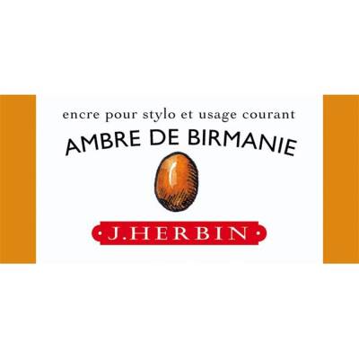 J. Herbin D Fountain Pen Bottle Ink 30 ml 13041T Ambre De Birmanie