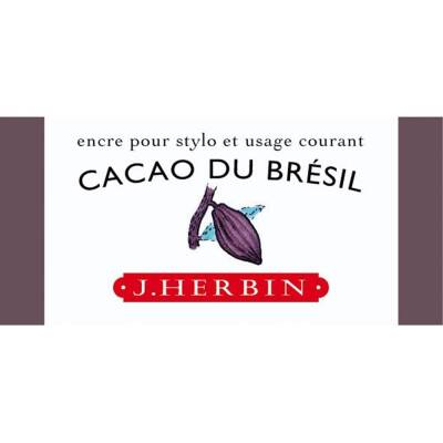 J. Herbin D Fountain Pen Bottle Ink 30 ml 13045T Cacao Du Bresil