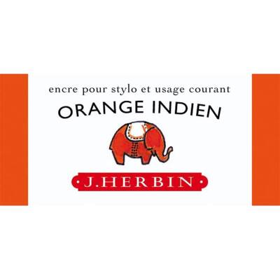 J. Herbin D Fountain Pen Bottle Ink 30 ml 13057T Orange Indien