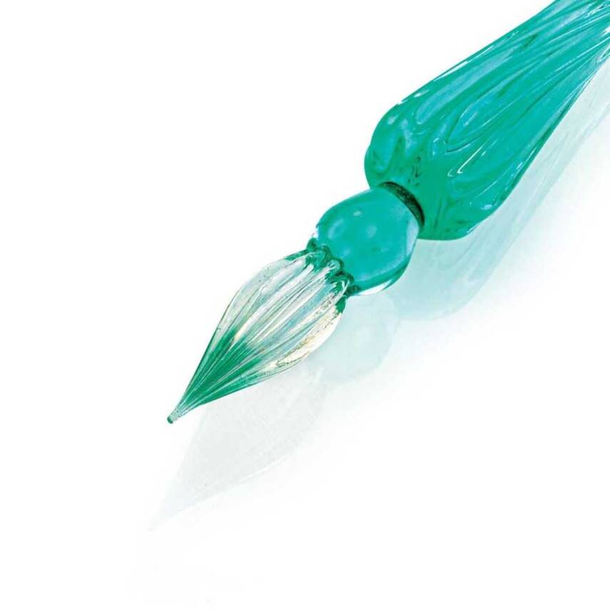 J. Herbin Glass Pen Turquoise - 2