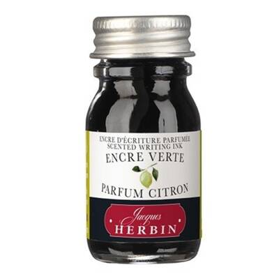 J. Herbin Scented Fountain Pen Ink 10 ml 13736ST Green/Lemon Perfume