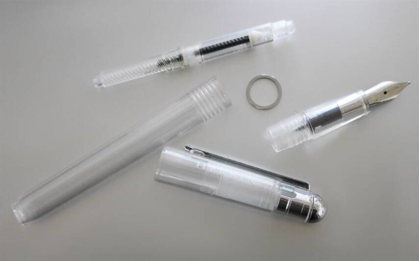 J. Herbin Transparent Fountain Pen - Pump - 1