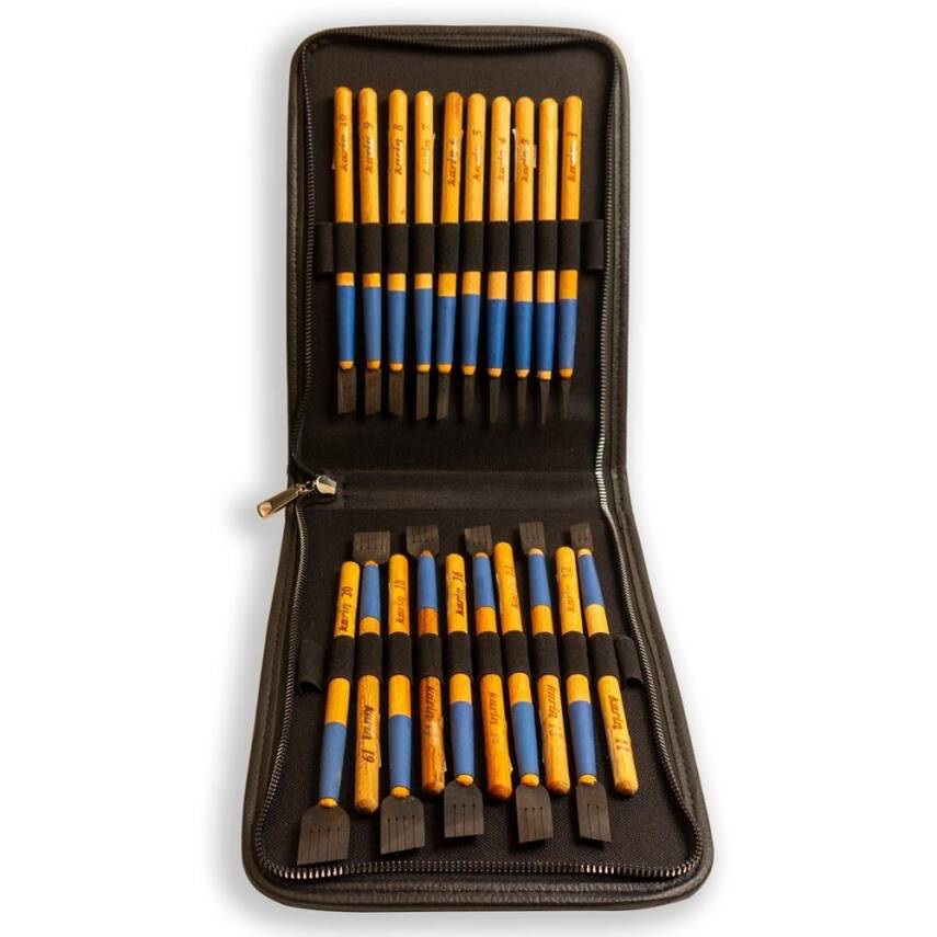 Karin Abanoz Ağacı Kalem Seti Çantalı (1 mm - 20 mm) - 3