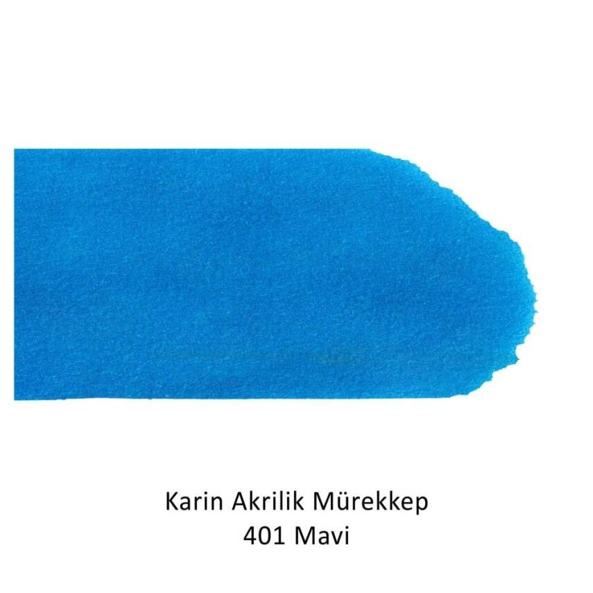 Karin Acrylic Ink 401 Blue 45 ml - 3