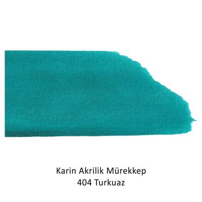 Karin Acrylic Ink 404 Turquoise 45 ml - 2
