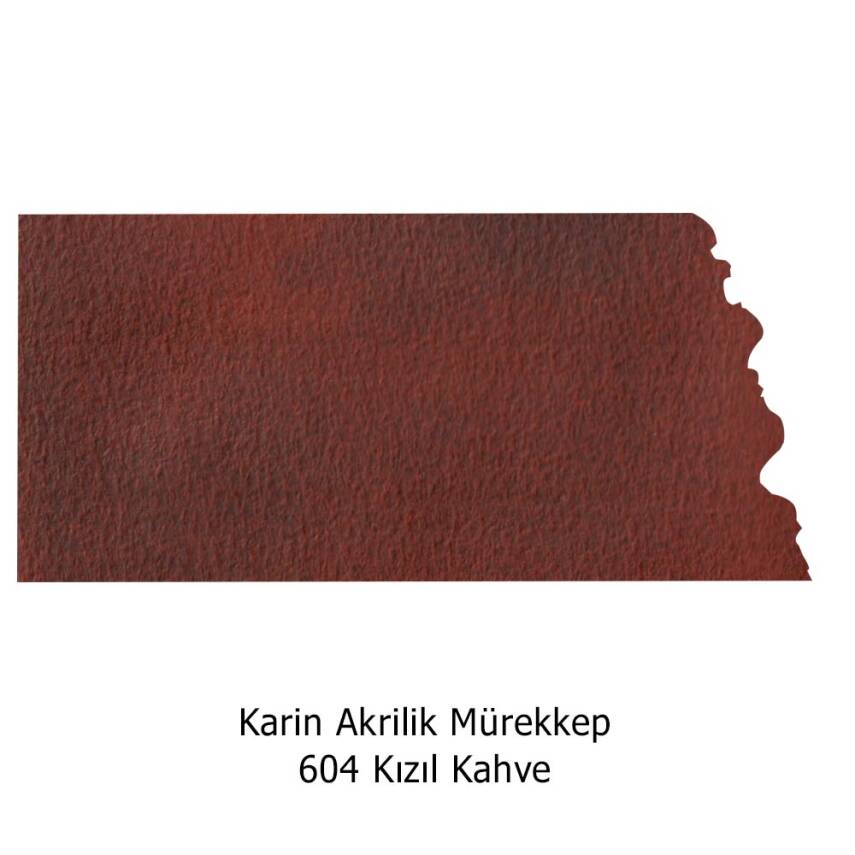 Karin Acrylic Ink 604 Red Brown 45 ml - 2