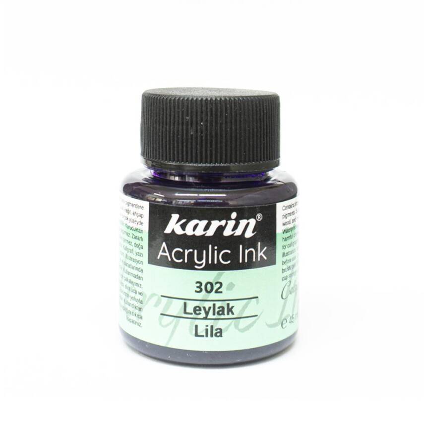 Karin Acrylic Ink Lilac 45 ml - 1