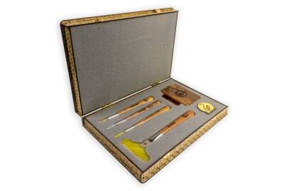 Karin Agate Burnisher Set 5 Pieces in Box - 1