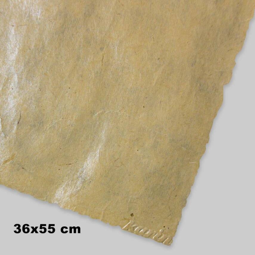 Karin Ahar Handmade Mulberry Paper Tea Color 36x55 Cm - 1