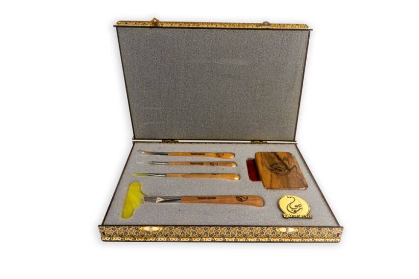 Karin Akik Mühre Seti Kutulu 5 Parça - 3