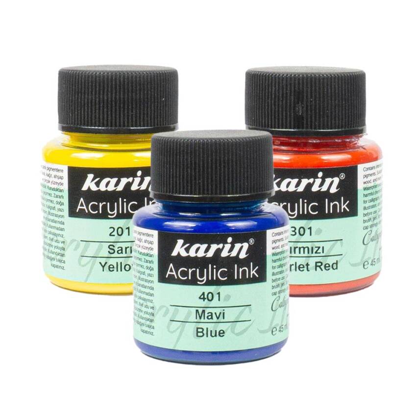 Karin Akrilik Mürekkep 45 ml - 1