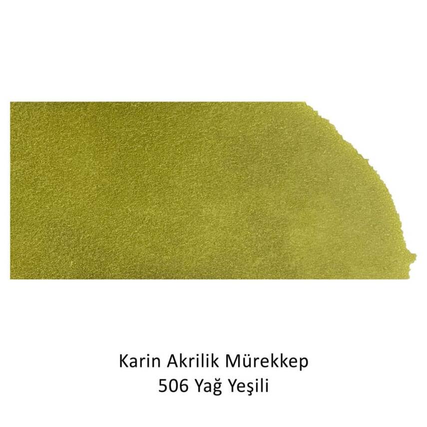 Karin Akrilik Mürekkep 505 Yağ Yeşili 45 ml - 2