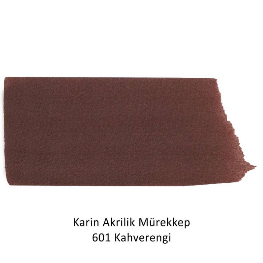 Karin Akrilik Mürekkep 601 Kahverengi 45 ml - 3