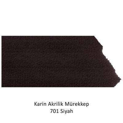 Karin Akrilik Mürekkep 701 Siyah 45 ml - 2