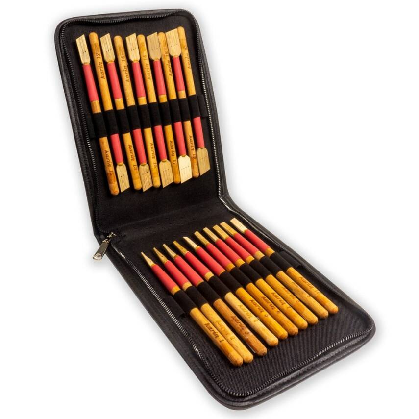 Karin Bambu Ağacı Kalem Seti Çantalı (1 mm - 20 mm) - 1