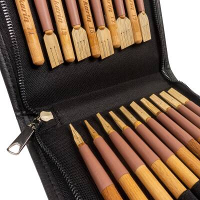 Karin Bambu Ağacı Talik Kalem Seti Çantalı (1 mm - 20 mm) - 4
