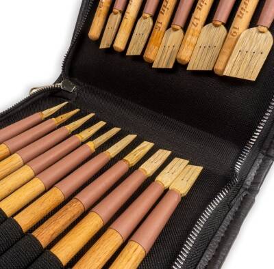 Karin Bambu Ağacı Talik Kalem Seti Çantalı (1 mm - 20 mm) - 5