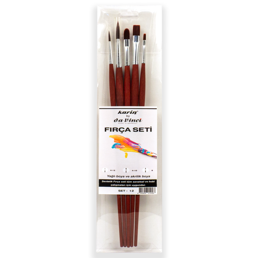 Karin by Da Vinci Multi-Purpose Brush Set No: 12 - 3