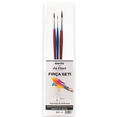 Karin by Da Vinci Multi-Purpose Brush Set No: 8 - 3
