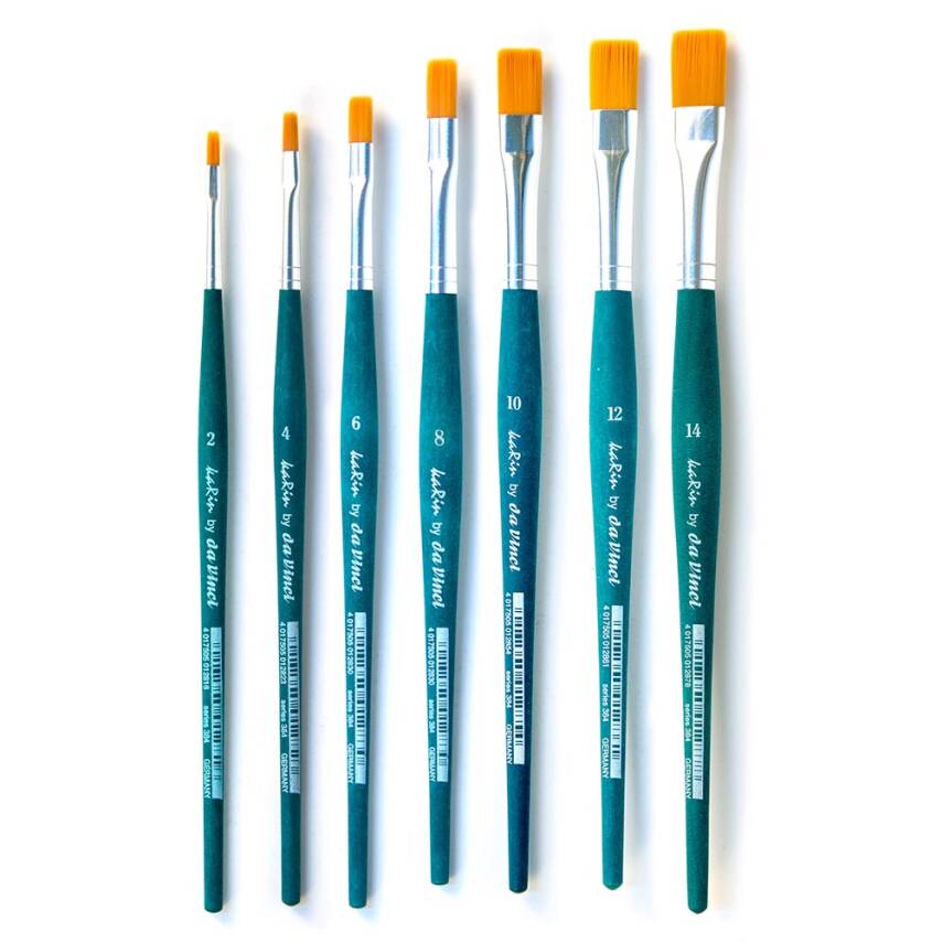 Karin By Da Vinci Synthetic Flat Brush Series 384T5 - 1