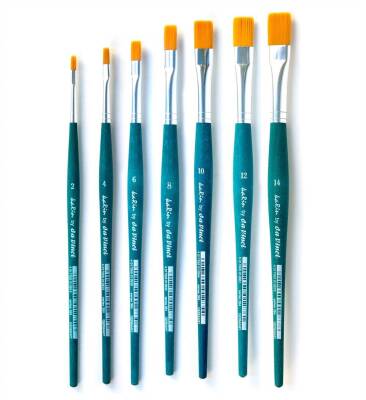 Karin By Da Vinci Synthetic Flat Brush Series 384T5 No:14 - 2
