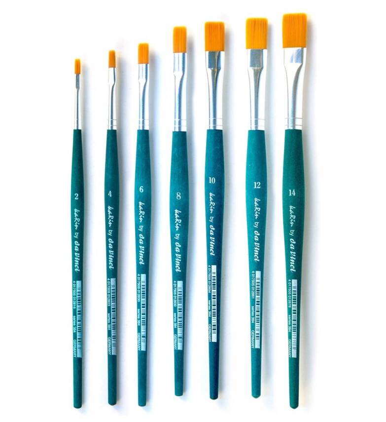 Karin By Da Vinci Synthetic Flat Brush Series 384T5 No:2 - 4