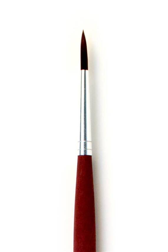 Karin By Da Vinci Synthetic Round Acrylic and Oil Paint Brush Series 8630T5 No:4 - 2