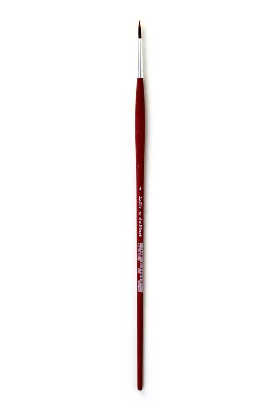 Karin By Da Vinci Synthetic Round Acrylic and Oil Paint Brush Series 8630T5 No:6 - 3