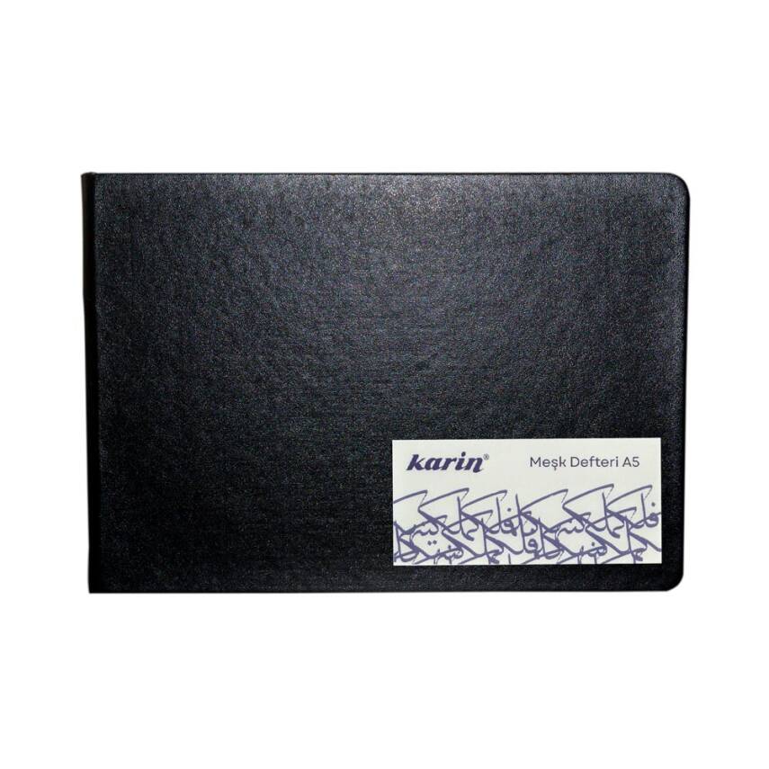Karin Calligraphy and Practice Notebook Cream 140 gsm 80 Sheets A5 Black - 1