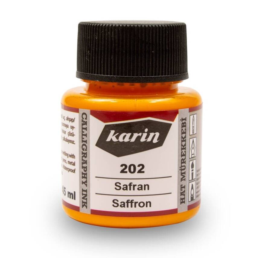 Karin Calligraphy Ink 202 Saffron 45 ml - 2