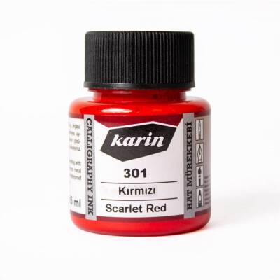 Karin Calligraphy Ink 301 Red 45 ml