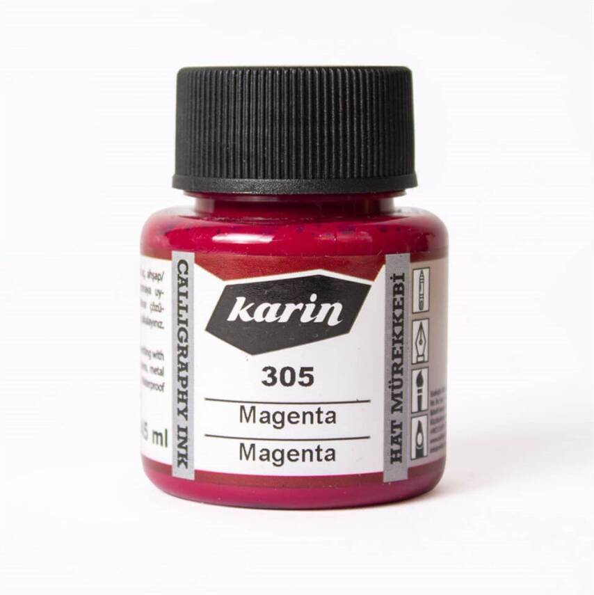 Karin Calligraphy Ink 305 Magenta 45 ml - 2