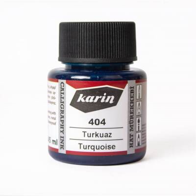Karin Calligraphy Ink 404 Turquoise 45 ml