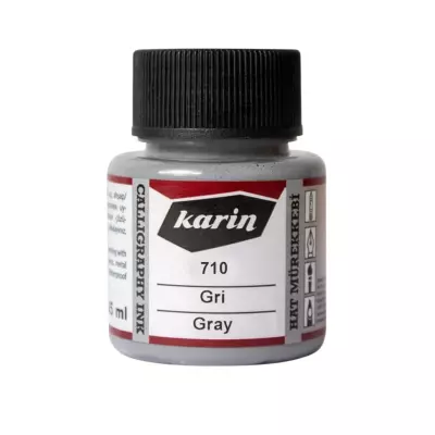 Karin Calligraphy Ink 710 Gray 45 ml