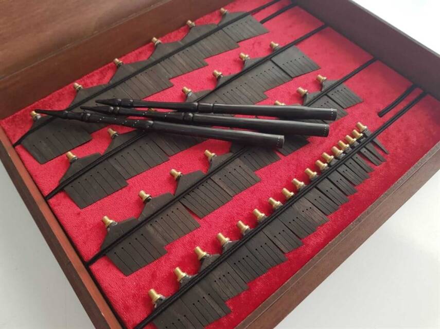 Karin Celi Kalem Set Abanoz Ağacı Büyük Boy (2 mm-40 mm) - 2