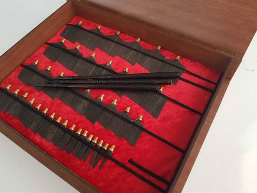Karin Celi Kalem Set Abanoz Ağacı Büyük Boy (2 mm-40 mm) - 5