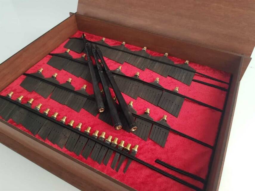 Karin Celi Pencil Set Ebony Wood Large Size (2 mm-40 mm) - 3